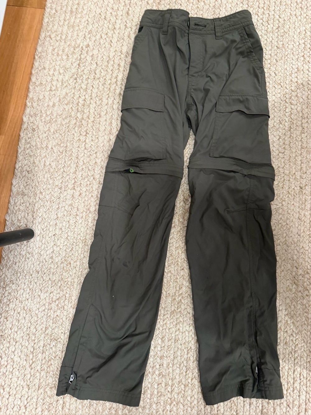 REI Kids Sahara Grey Convertible Pants